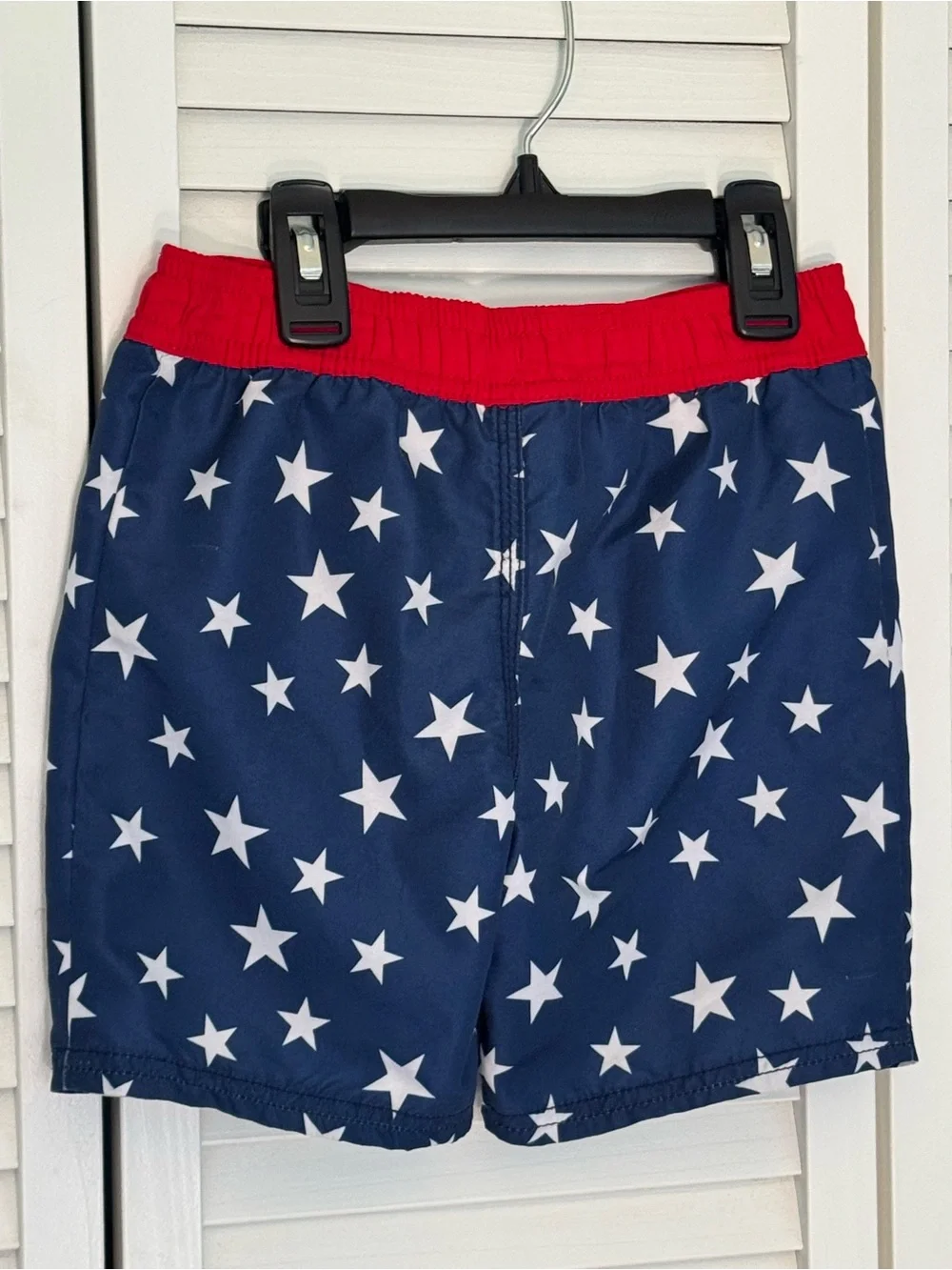 OshKosh Bigosh 4T Navy Star Print Swim Trunks